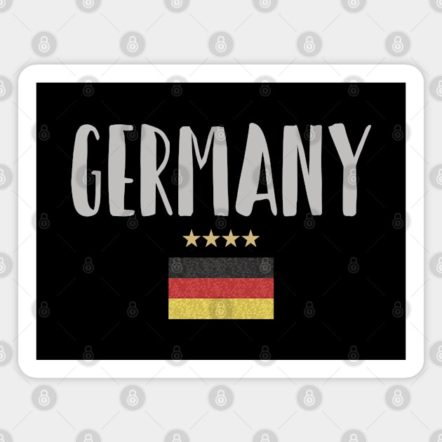 Germany Soccer Football Fan Shirt Flag Magnet by Sal71